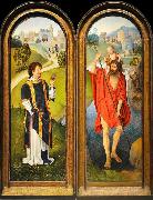 Hans Memling Sant Esteve i Sant Cristofor oil painting artist